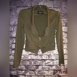 Active USA Green Blazer Jacket Small